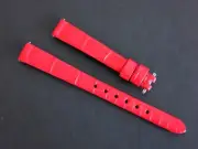 Van Cleef & Arpels Light Red Alligator Strap 10.5mm for Charm's 21mm XS Size New