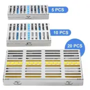 Dental Cassette Tray Stainless Steel | 5, 10, 20 Pcs | Slide Lock | Doctor Recom
