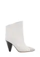 Leather ankle boots - ISABEL MARANT - White