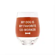 Wine Glass - My Dog Is My Favourite