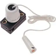 Pull with Cord,White, Centre Pull