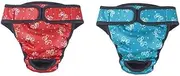 CIYODO Female Dog Diapers Pcs Washable Comfortable Physiological Pants Cotton Bowknot for Puppy Pet Menstruation s