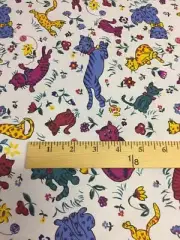 Frontline Hero Cat Scrubs Health Care RARE Fabric 1 Yard Free Shipping WAHM