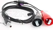 SZRMCC Trimble GPS RTK GNSS Receiver 5700 5800 R6 R7 R8 R10 46125-20 Replacement Power Cable Alligator Clips to 0B 7 Pin