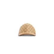 [GUCCI] GG Canvas Baseball Cap Beige
