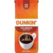 NEW Dunkin' Donuts Colombian Flavored Medium Roast Ground Coffee