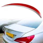 Painted 589 Jupiter Red A Style Rear Trunk Spoiler for Mercedes CLA C117 Coupe