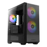 Antec NX416 Mesh ATX. USB-C x1, USB 3.0 x. 2x ARGB 160mm + 1x ARGB 120mm Fans. LED & PWM Controller. SSD Storage, Cable Routing, Black Gaming Case (LS
