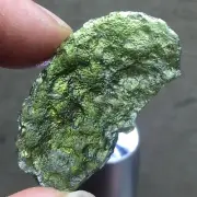 32Ct Moldavite Genuine Raw Moldavite Crystal from Czech Republic PICcertificate