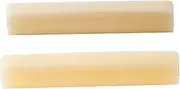Musiclily Pro Universal Jumbo Unbleached Bone Nut Blank for Acoustic and Electric Guitar (Set of 2)