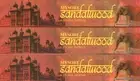 "Mysore Sandalwood" 3 Packets New Moon Incense Sticks Sandal Masala Blend 3x15g