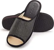 [ESTRO] Slippers Men's Summer Slippers – Open Slippers Men's Leather Slippers Men's Mules F19