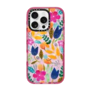 iPhone 16 Pro Impact Case MagSafe Compatible Flower Mayhem