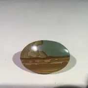 Three stones: Rockymountain Picture Jasper (Rnd/Oval) and Labradorite