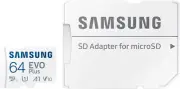 EVO plus 64GB W/Sd Adaptor Micro SDXC, Up-To 130Mb/S, Expanded Storage for Gamin