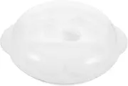UTHCLO Microwave Eggs Maker Egg Poaching Cups Egg Poacher Cooker Single Egg Poacher Cookware Mold Poachers Oven 4 Egg Microwave Egg Poacher Poached Cooker Egg Cooker Pp White