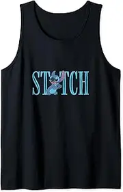 [Disney] Lilo and Stitch Cute Lettering Tank Top