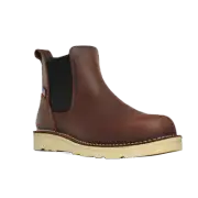Danner Men's Bull Run Chelsea 6" Brown Wedge Steel Toe Boots 15484