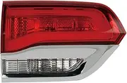 tail light Rear Bumper Tail Light Lamp Taillights Taillamp Brake Light Inner Compatible With Jeep Grand Cherokee 2014 2015 2016 2017 2018 2019(Left side)