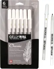 SAKURA Gelly Roll Gel Pens - Fine, Medium & Bold Tip Ink Pens for Journaling,...