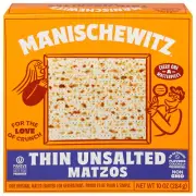 Manischewitz Matzo Thins Unsalted 10 oz (Pack of 12)