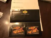 1995 mint sealed set envelope limited PENNZOIL phonecard set W/ Cert See kar123