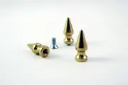 Size 24 1" Brass tree spikes - bag of 4 - StudsAndSpikes