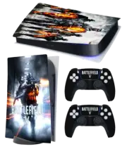1st Edition PS5 Themed Decal Sticker Wrap Disc Edition Console - Battlefield V