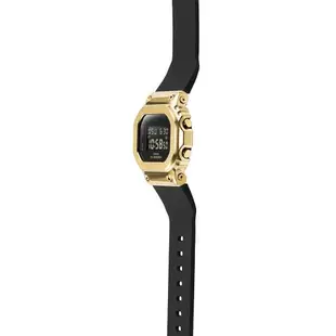 CASIO G-SHOCK 經典方框 奢華黑金電子腕錶 GM-S5600GB-1