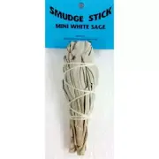 Mini White Sage Smudge Stick - Spiritual Cleansing Ritual Ceremony Smudge Tool