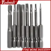 Findmall 8 x Hex Key Allen Bit Set Connect impact driver power drill metric Long