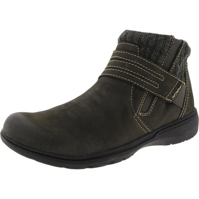Clarks Womens CARLEIGH LANE Green Ankle Boots Shoes 8.5 Narrow (AA,N) BHFO 3229