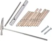ERINGOGO 10 DIY Kalimba Parts Kit Keys for Note Thumb Piano with Tuning Comfortable Bending Design for Easy Assembly Replacement of Worn Musical Keys