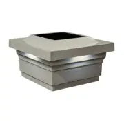 SL075T 5x5 Majestic Solar Post Cap - Tan – High-Performance Solar LED Lights,...