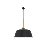 CLA Lighting NORDIC Angled Dome Pendant Light - Large/Black