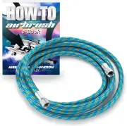 Pointzero 6 Ft. Braided Airbrush Air Hose 1/8 In. - 1/8 In. BSP