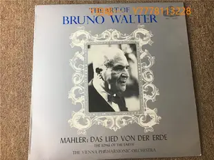 黑膠唱片the art of bruno walter mahler das lied von J版黑膠LP S1408