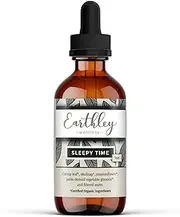 Earthley Wellness, Sleepy Time Herbal Extract, Promote Restful Sleep and Peaceful Nights, Formulated with Organic Catnip Leaf, Skullcap & Passionflower (1oz)