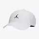 NIKE J CLUB CAP US CB JUMPMAN 男女休閒帽-白-FD5185100 S 白色