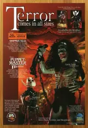 1998 Full Moon Toys Mephisto/Castle Freak Figures Print Ad/Poster Puppet Master