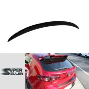Fit For Mazda3 4th BP Hatchback Rear Trunk Middle Spoiler DTO Look Painted Black (for: Mazda)