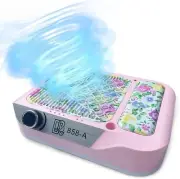 Nail Dust Collector Nail Care Vacuum Fan with Reusable Filter Dust Extractor