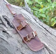 Leather knife sheath 7.5”Fixed Blade Knife Sheath Hand Craft Scout Knife Sheath