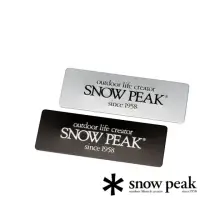 在飛比找momo購物網優惠-【Snow Peak】Snow Peak金屬銘牌貼紙 LET
