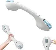 Vianys SureGrip Pro, SureGrip Bar for Bath Shower, Graddi Sure Grip, Suction Shower Grab Bar with Strong Hold Suction Cups, No Drill Installation (White)