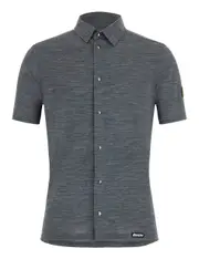 Santini Gravel Summer Technical Shirt - Grey Size L