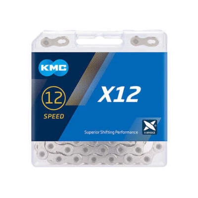 KMC Chain 12 Speed 1/2 x 11/128 126L Silver X12