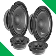 TIMPANO CAR AUDIO BUNDLE 2x 6.5" MIDBASS SLIM SPEAKER + 2x 3.85" SUPER TWEETER