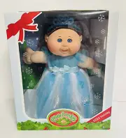 2015 Holiday Cabbage Patch Kid Doll, Blue Dress, Tiara, Collectors Doll