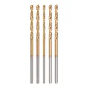 5pcs 1.5mm Titanium Coated M42 High Speed Steel 8% Cobalt HSS Twist Drill Bit